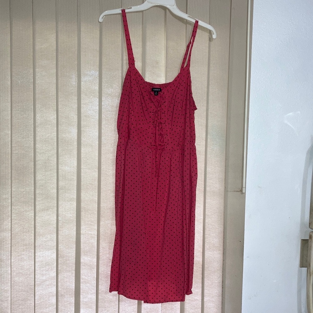 Pink Polka Dot Sundress